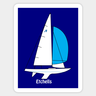 International Etchells Class Sailboat Sticker